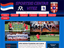 Tablet Screenshot of karateklubvitez.com